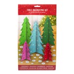 Slotted Colorful Paper Trees